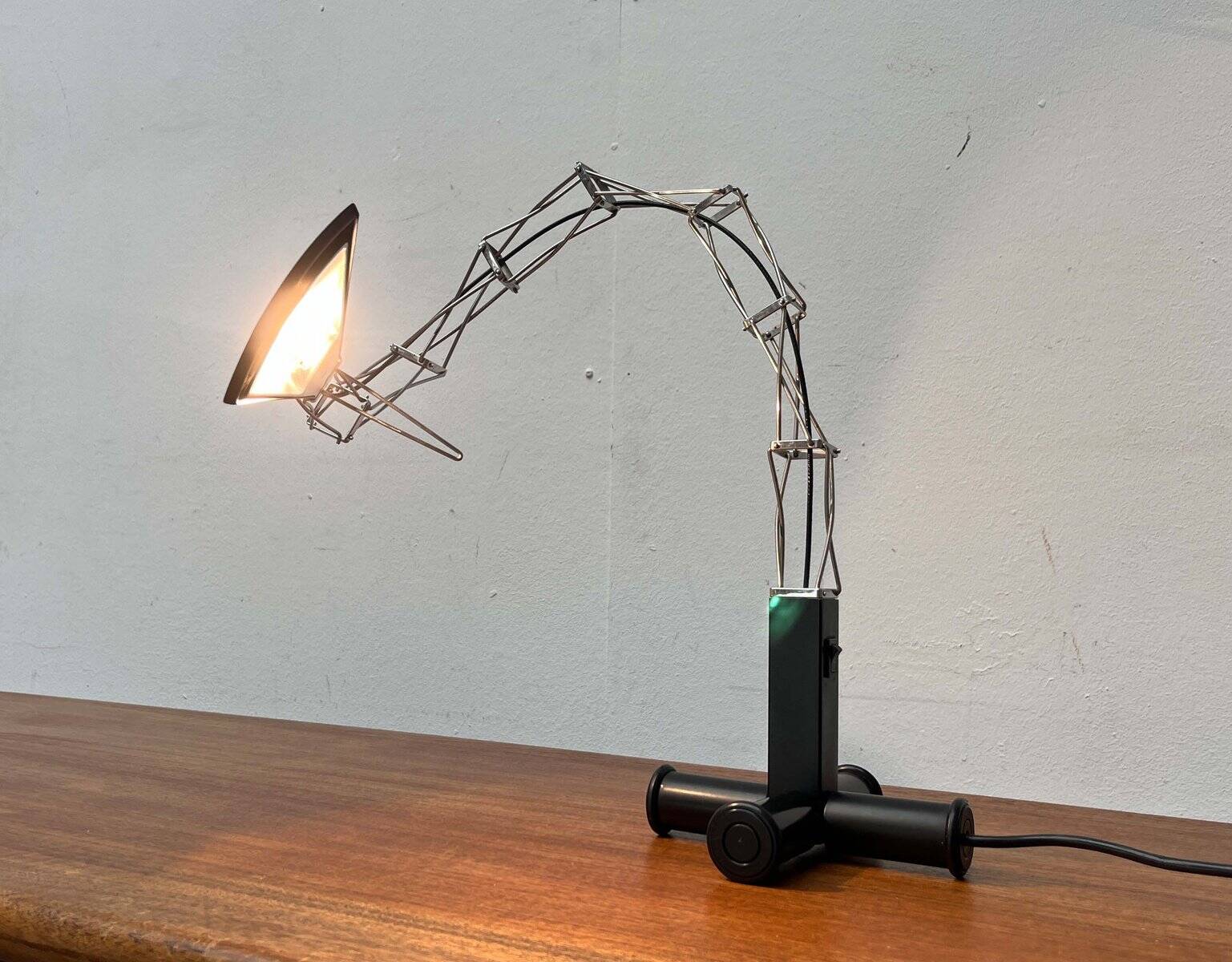 Postmodern Italian Multi X table lamp by Yaacov Kaufmann for Lumina, 1980s.