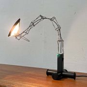 Postmodern Italian Multi X table lamp by Yaacov Kaufmann for Lumina, 1980s.