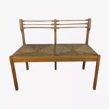 Modernist bench mulched 1950s in wood