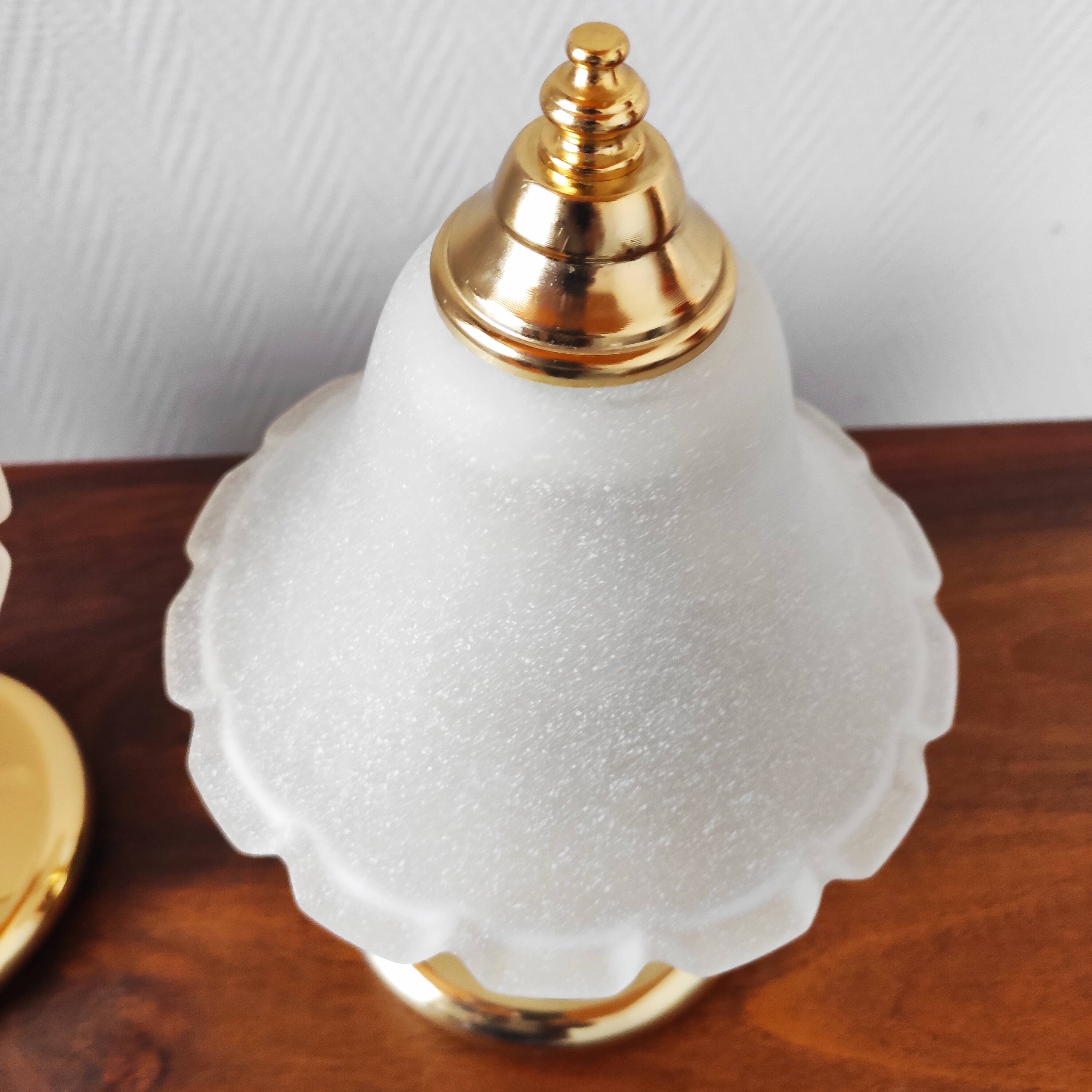 Pair of vintage mushroom lamps