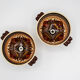 Quimper ceramic bowls signed Fouillen