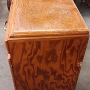 Low vintage Mado style Parisian sideboard 3 doors 2 drawers