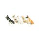 Vintage Set of 5 Dog Porcelain Figurines Figures 9cm