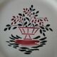 Assiettes HBCM Creil Monterau modèle Agnès