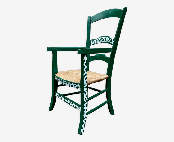 Fauteuil paillé
