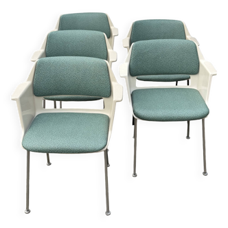 Ensemble de chaises Gispen vintage d'André Cordemeyer