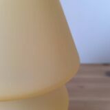 Frosted glass mushroom lamp