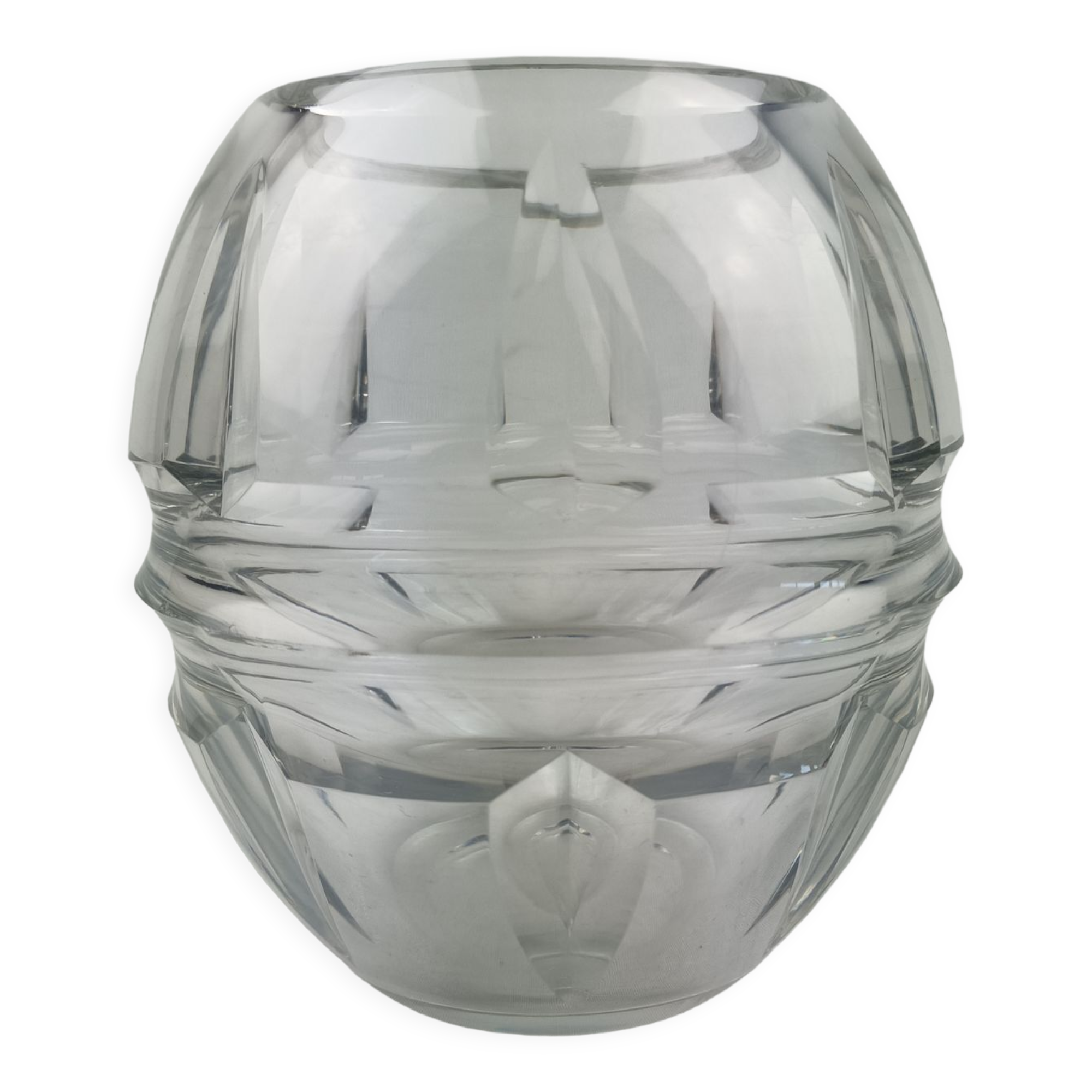 Baccarat vase ball art-deco