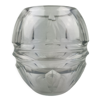 Baccarat vase ball art-deco