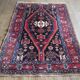 Handmade Mazlaghan Persian rug 192x134cm