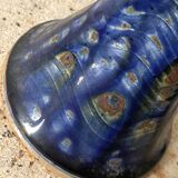 Anthropomorphic ceramic candlestick