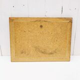 Ceramic and wood mirror by Michel Boillot