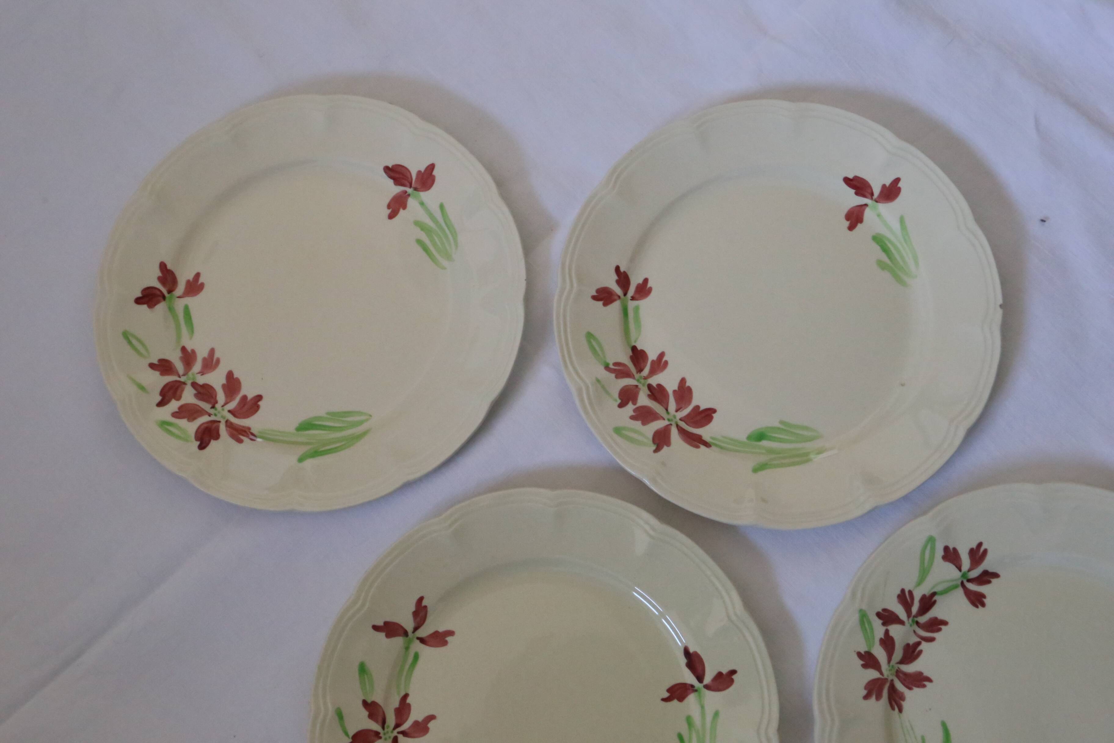 4 assiettes vintage Royal Art Pottery