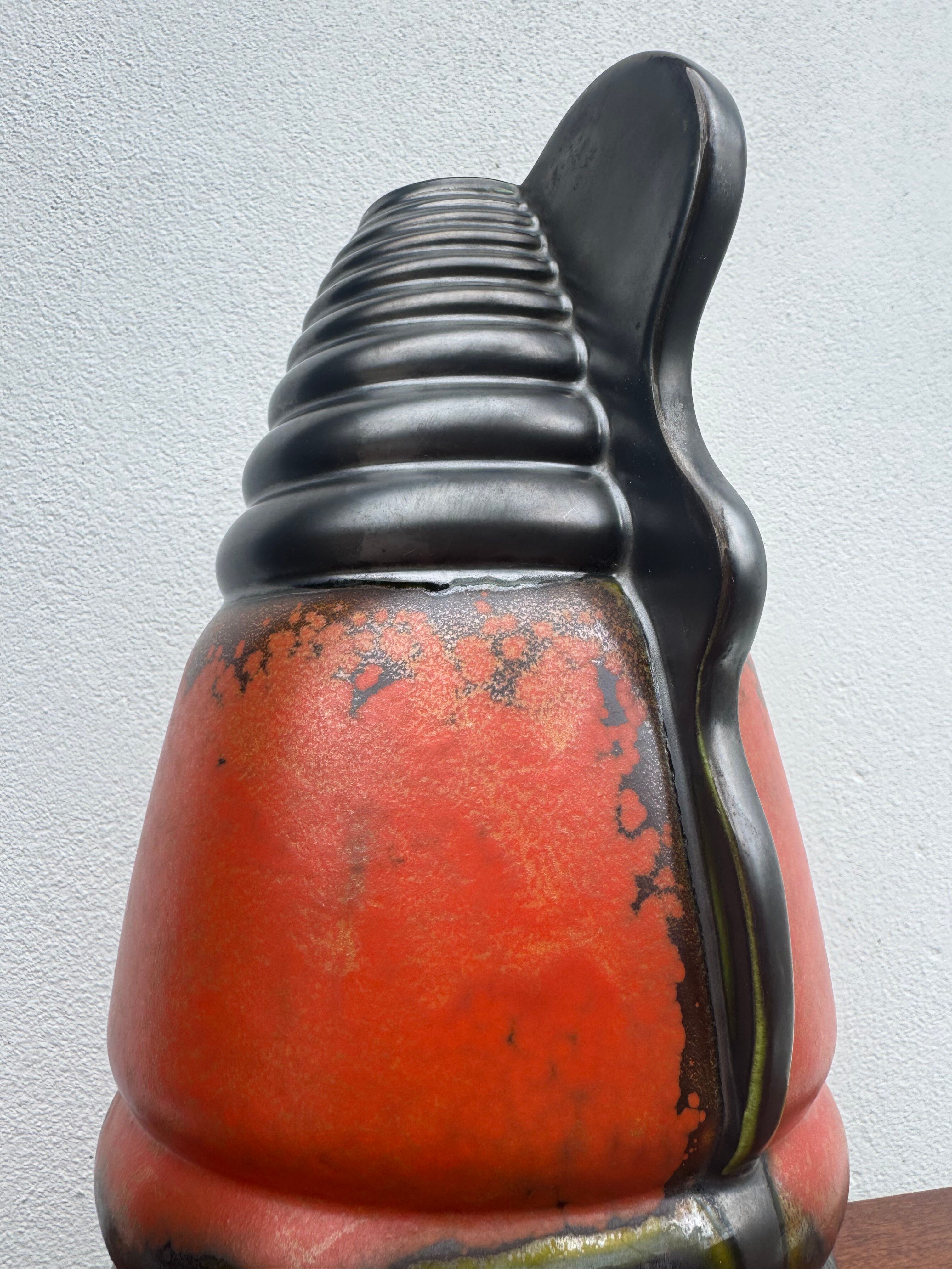 Art Deco ceramic vase Fives Lille