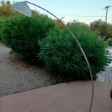 Chrome arc floor lamp