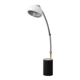 Adjustable vintage floor lamp with double lighting – 1980s modernist design