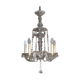 5 lights crystal pendant chandelier from Czechoslovakia