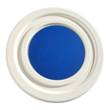 Round mirror white 50cm vintage 1970