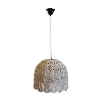 Suspension macramé vintage