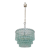 Ground Crystal Chandelier by Cristal Art, Italy, 1970s