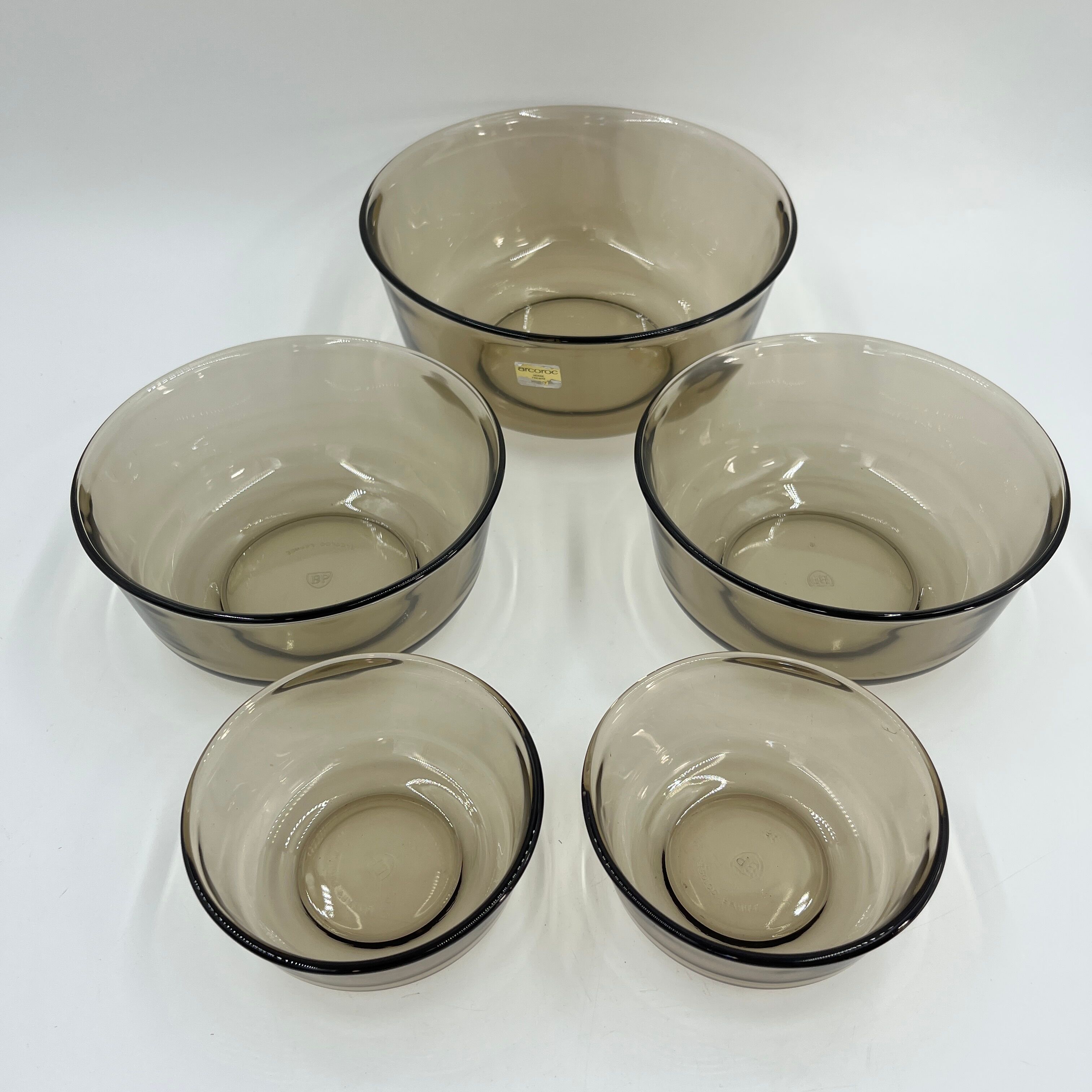 Arcopal smoked glass set