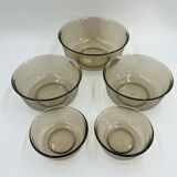 Arcopal smoked glass set