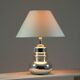 Vintage eglomisé glass lamp, 1970