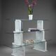 Carrara marble and glass library - 1970