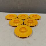 6 Rösti egg cups, Denmark, 1970s.