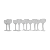 Set of 10 liqueur glasses