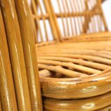 Paul Frankl Design Rattan Two-Seater Sofa, 1940