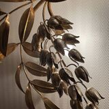 Pioggia D'Oro Wall Lamp in Gold Metal by Hans Kögl, Italy, 1970s