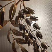 Pioggia D'Oro Wall Lamp in Gold Metal by Hans Kögl, Italy, 1970s