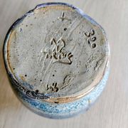Glazed stoneware jug handmade