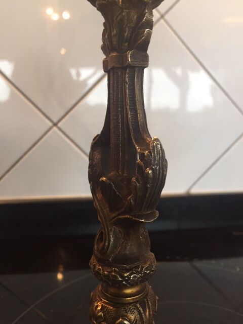 19th century bronze lamp