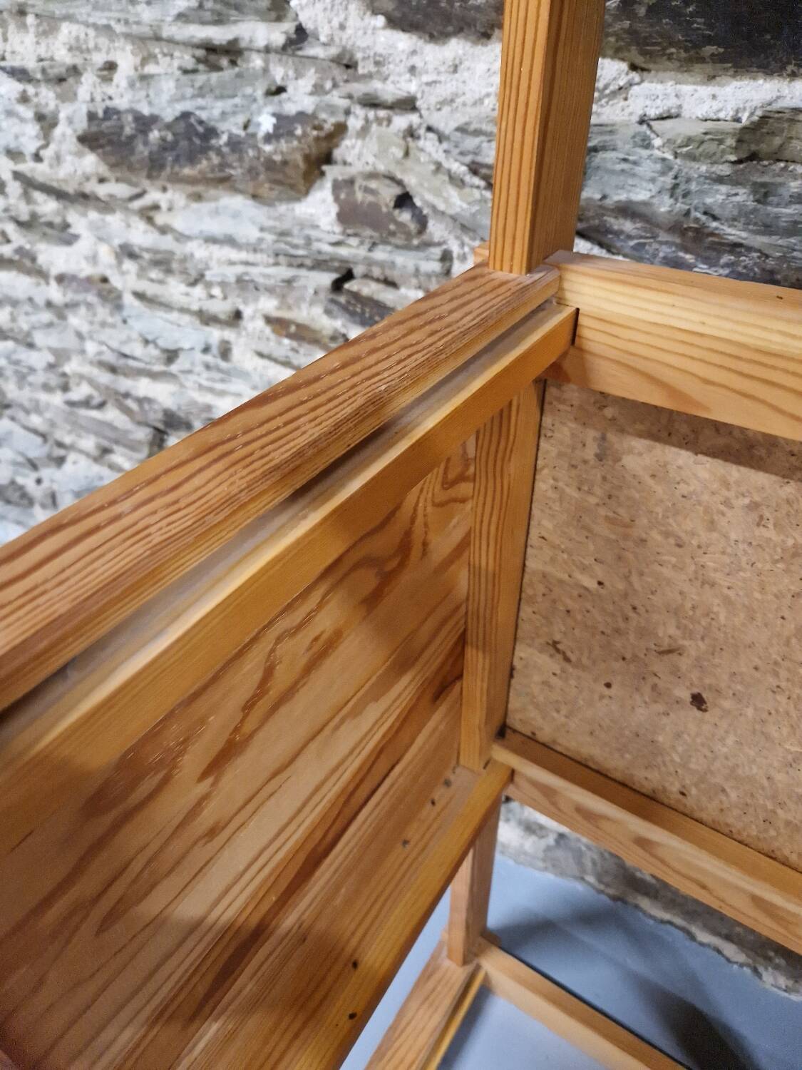 80s pine buffet in revival style