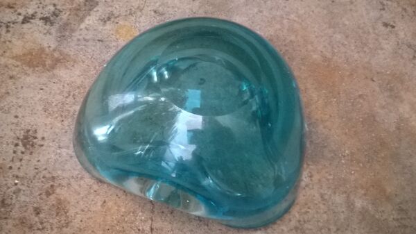 Cendrier vintage en verre de Murano Sommerso