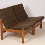2X Jørgen Bækmark Lounge Chairs Model J84, 1971 Denmark