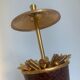 Vintage cigarette holder 1960 golden purple snake box - 19 x 9 cm