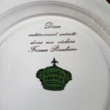 Set of 6 porcelain soup plates – Made in France