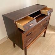 Scandinavian rosewood secretary desk by Arne Wahl Iversen
