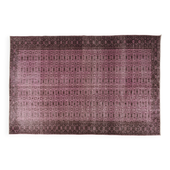 Tapis décoratif rose Oushak sku 2527