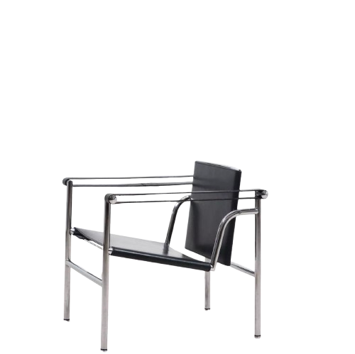Fauteuil « lc1 » de charlotte perriand pour le corbusier, édités par cassina