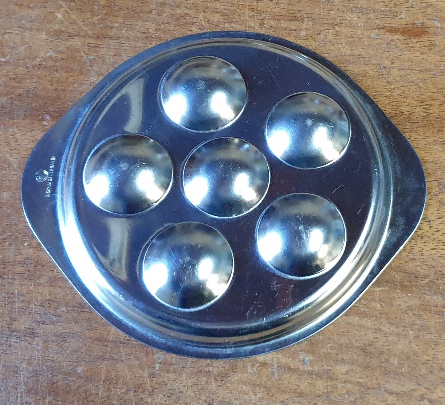 8 6-seater stainless steel snail dishes