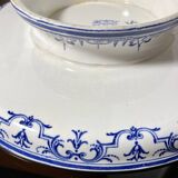 4 old Moustiers plates