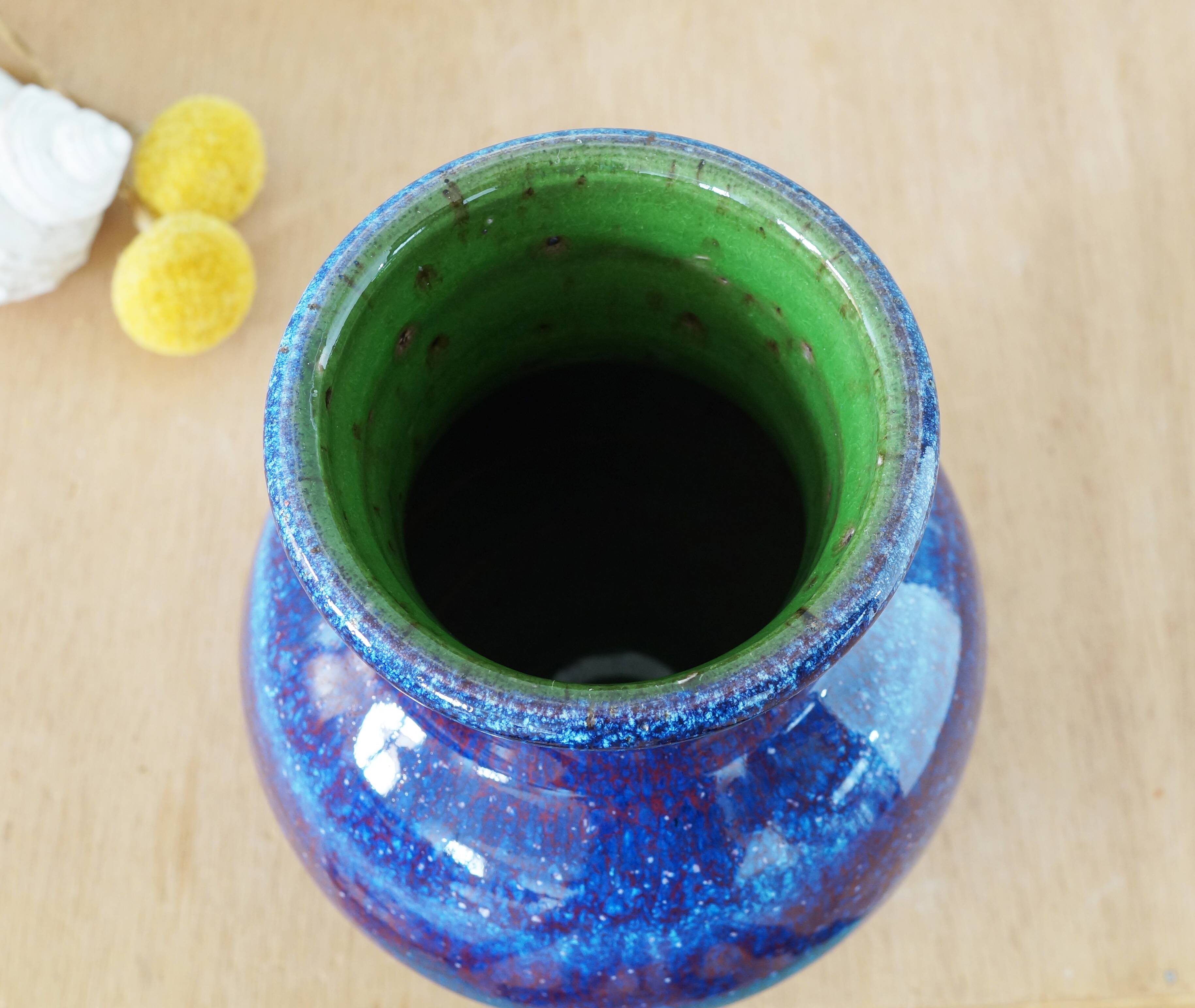 Vase in glazed stoneware, potters of Alesia