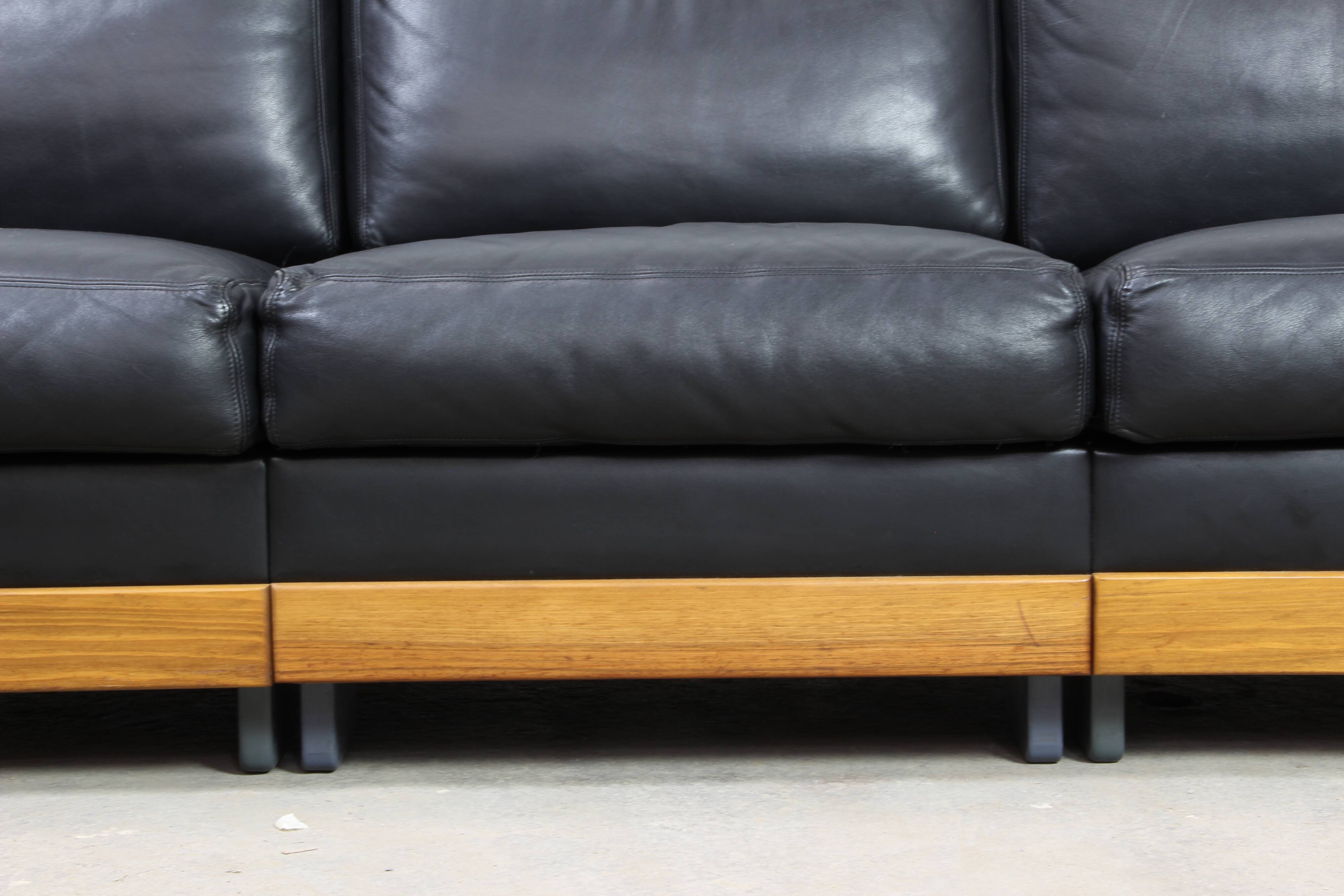 Leather sofa Afra & Tobia Scarpa Cassina