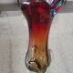 Vintage Murano Style Sommerso Glass Vase – Hand Blown Italian Art Glas