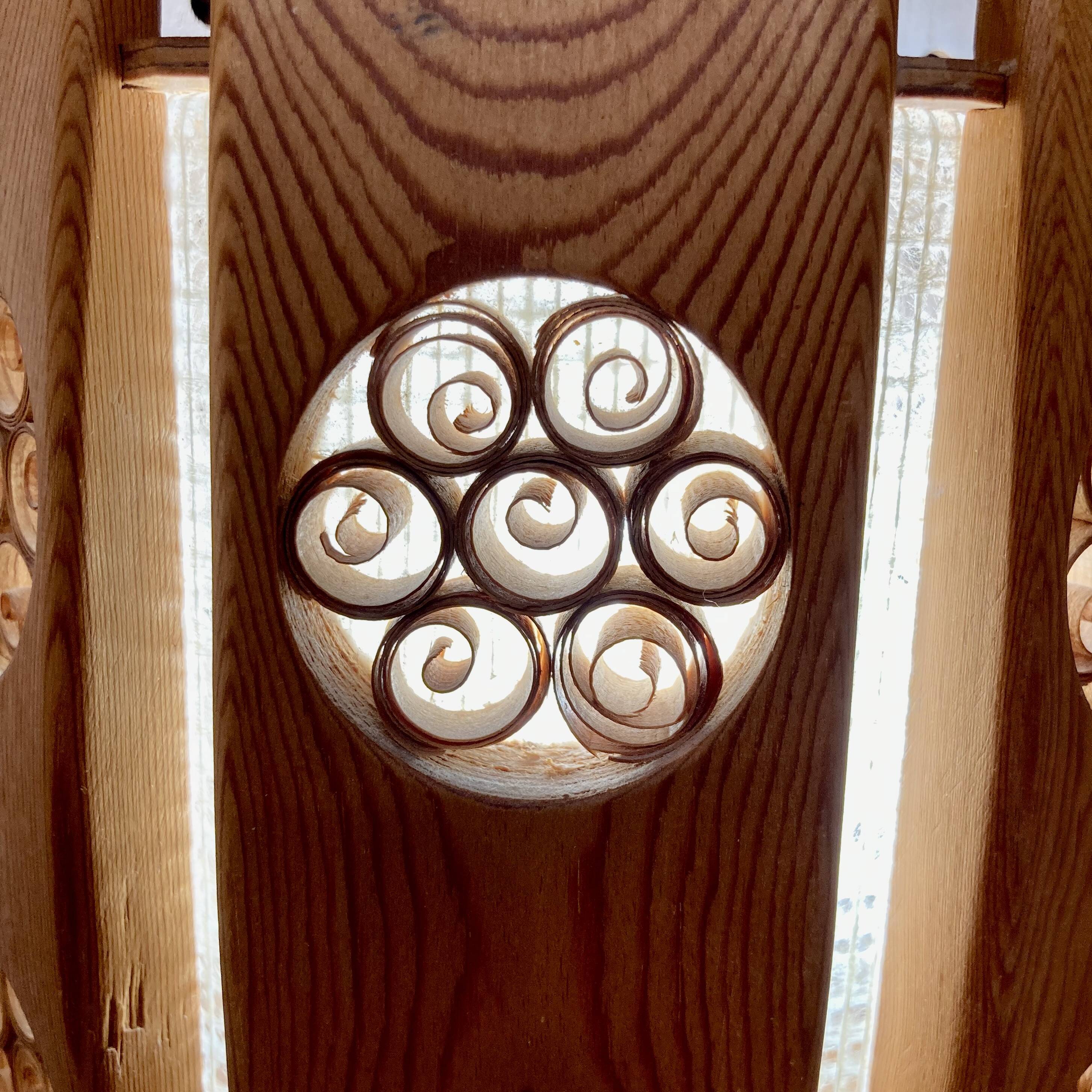A pair of large scandinavian design wall lights from the 1950s.