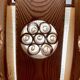 A pair of large scandinavian design wall lights from the 1950s.